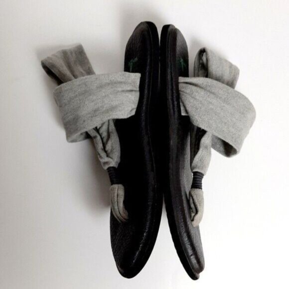 SANUK \ Yoga Sling 2 Flip-Flop Sandals Grey Sz 6 - Picture 4 of 5